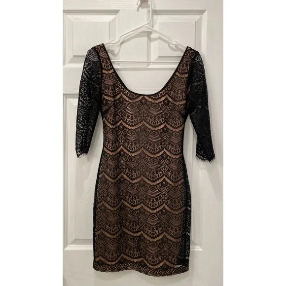 Guess Black Lace Dress Guess Black Lace Dress